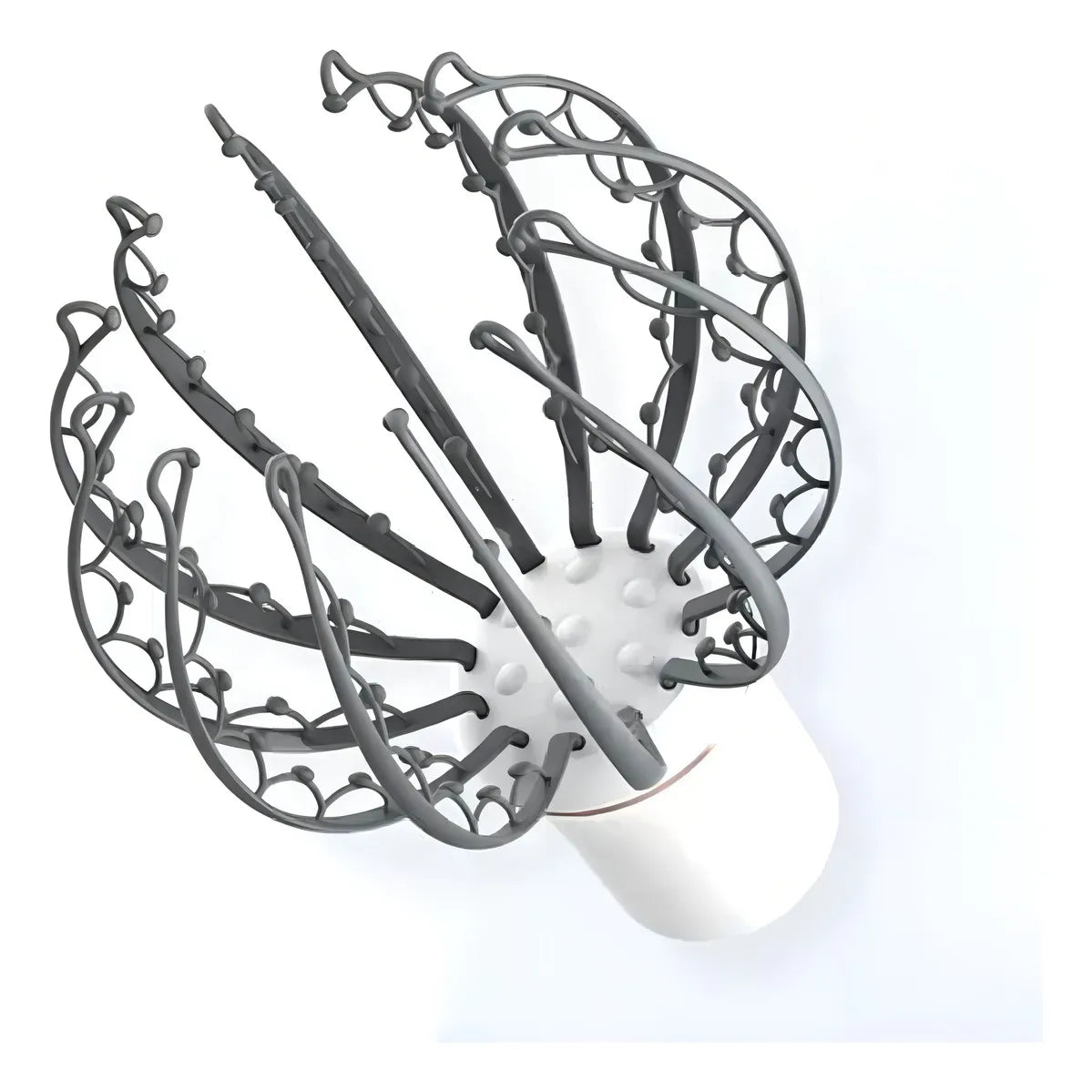 Electric Scalp Massager – 8 Vibrating Contacts – 3 Modes – 360° Head Massage