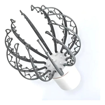 Electric Scalp Massager – 8 Vibrating Contacts – 3 Modes – 360° Head Massage