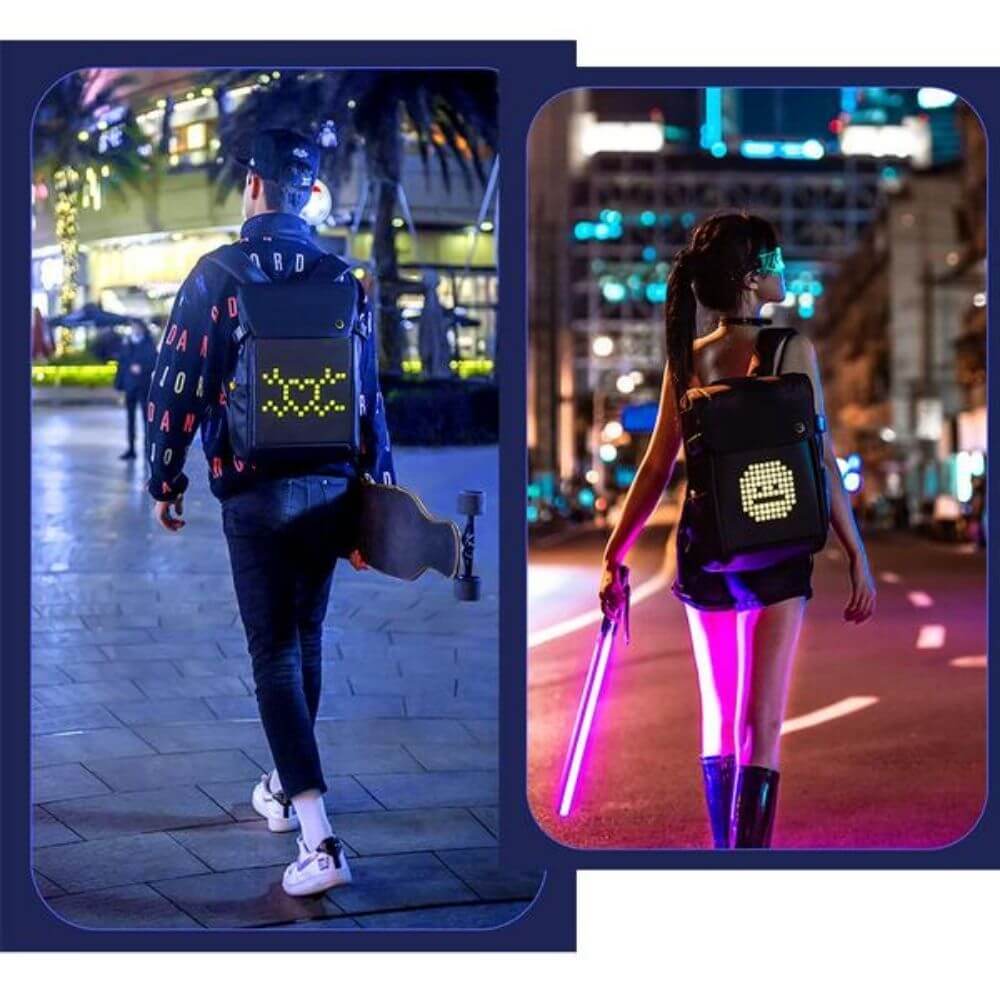 Divoom Backpack-M – Large-capacity Pixel Art Backpack – Image 4