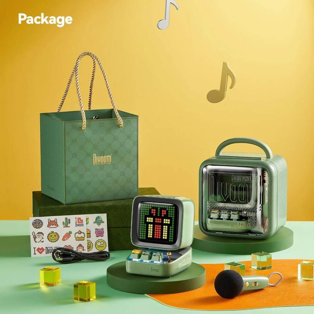Divoom Ditoo-Mic Retro Pixel Art Game Bluetooth Speaker Microphone Karaoke Function – Image 6