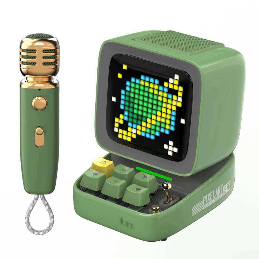 Divoom Ditoo-Mic Retro Pixel Art Game Bluetooth Speaker Microphone Karaoke Function – Image 8