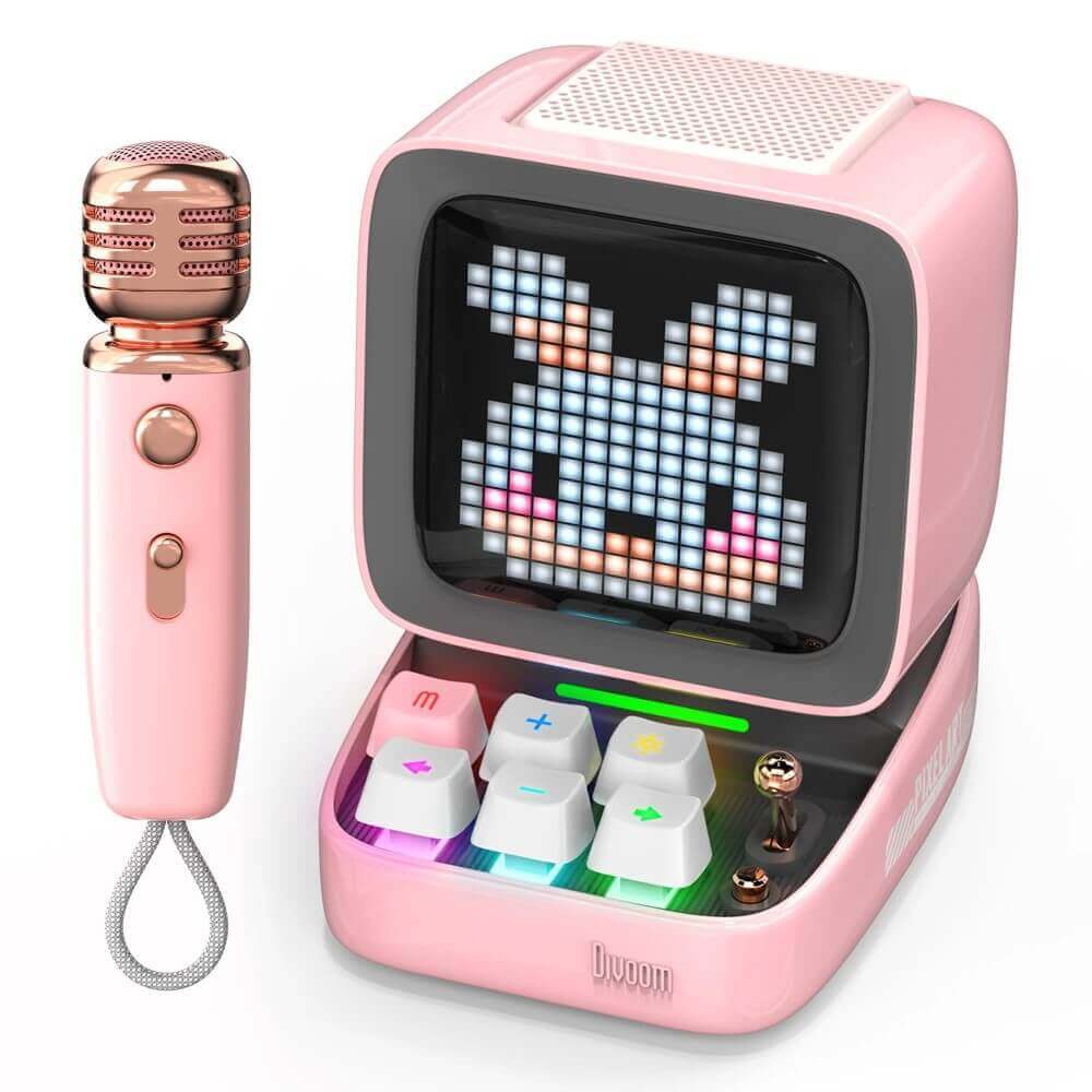 Divoom Ditoo-Mic Retro Pixel Art Game Bluetooth Speaker Microphone Karaoke Function – Image 9