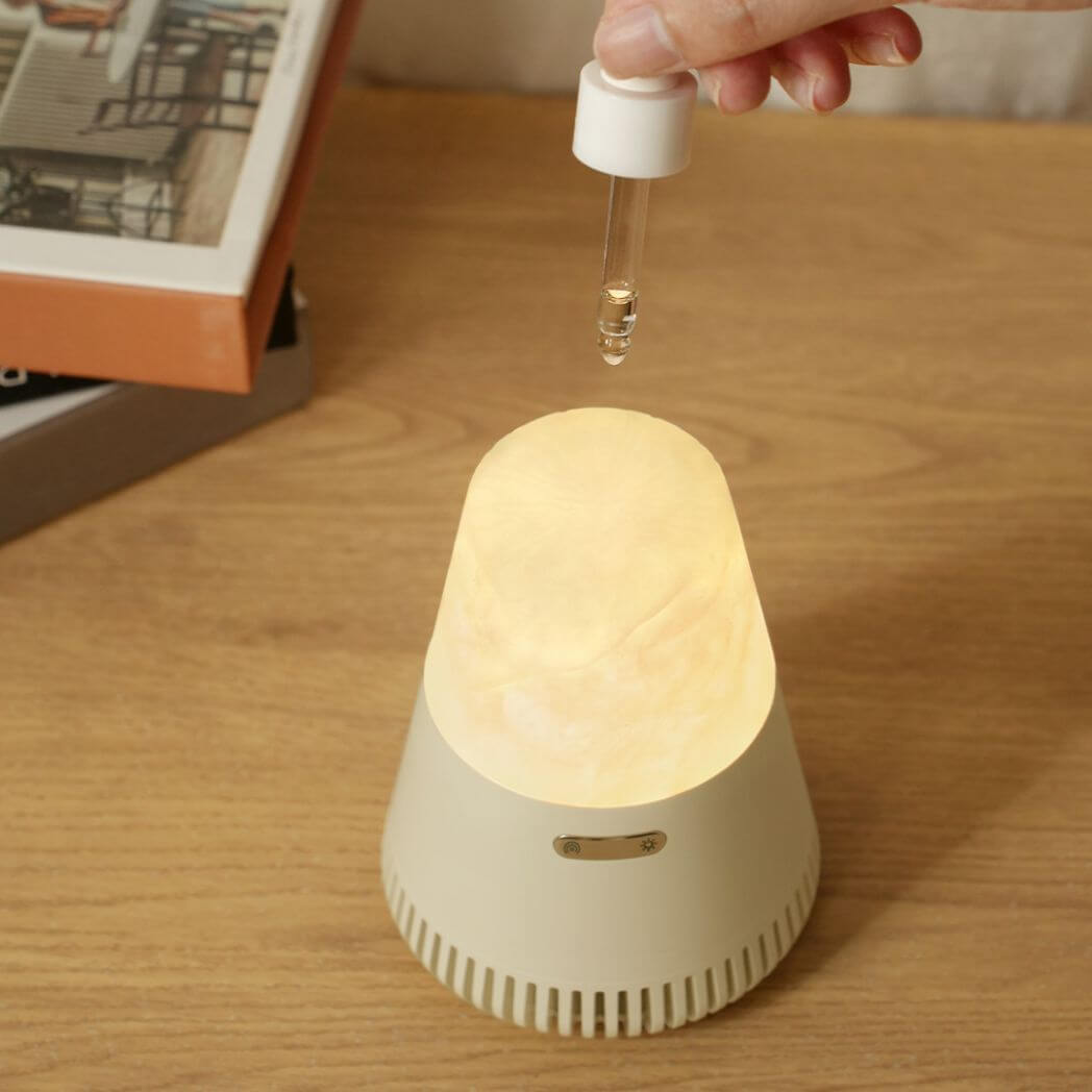 EZVALO 3in1 Natural Stone Aroma Bluetooth Speaker – Night Light – Image 5