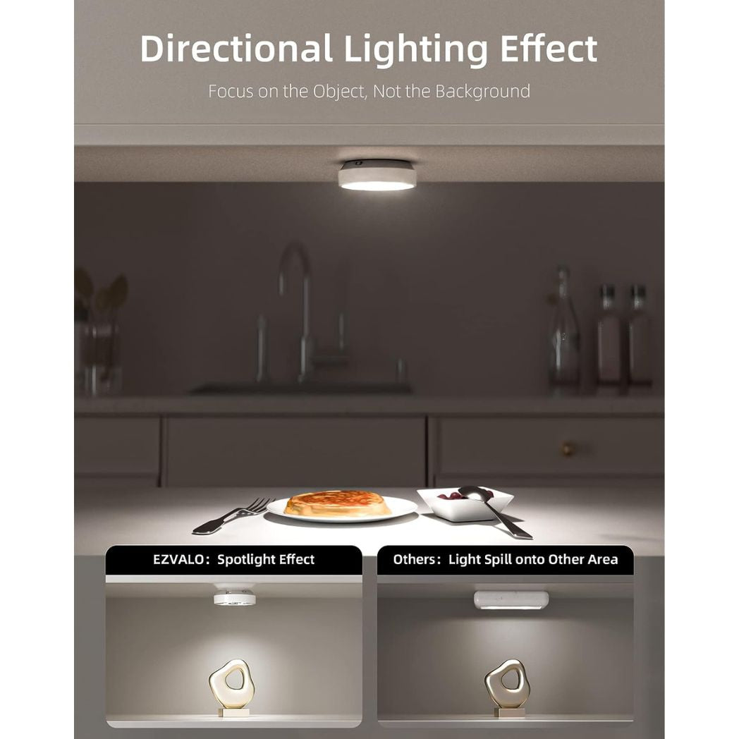 EZVALO EzLumiPuck Pro Group Control Under Cabinet Lights – Remote – Image 4
