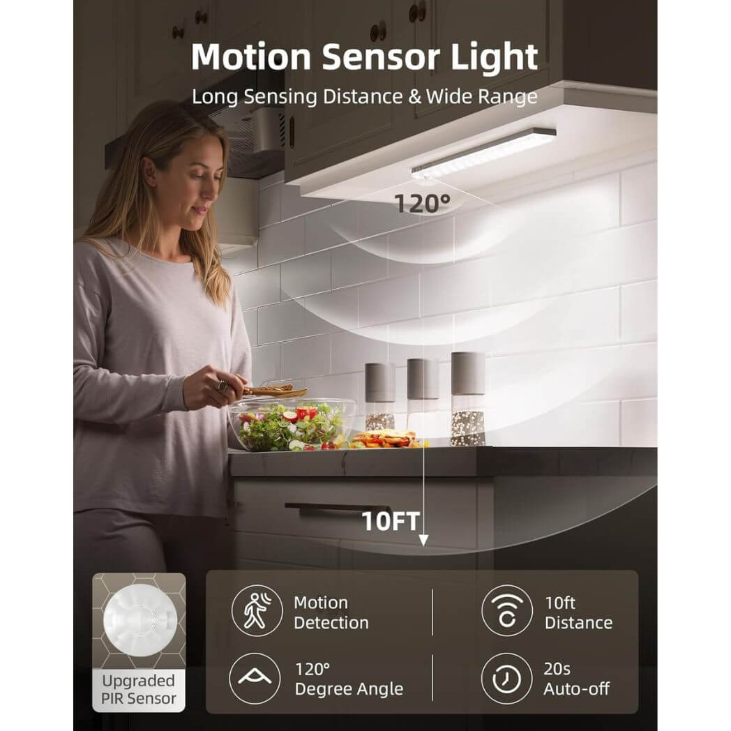 EZVALO LED Motion Sensor Light – 6-Pack – Image 2