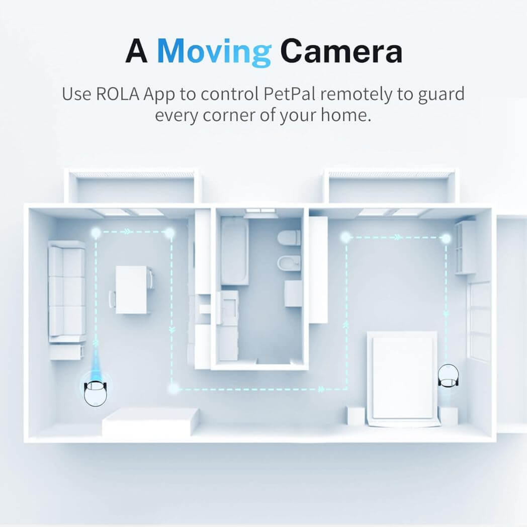 Enabot EBO ROLA PetPal 2.5K Robot Camera – Image 3
