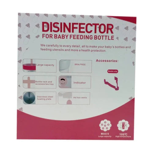 Baby Electric Sterilizer – Pink – Image 3