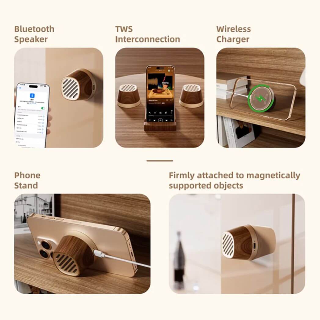 Ezvalo 4-in-1 Magnetic MagSafe Charger Speaker K13 – Image 3