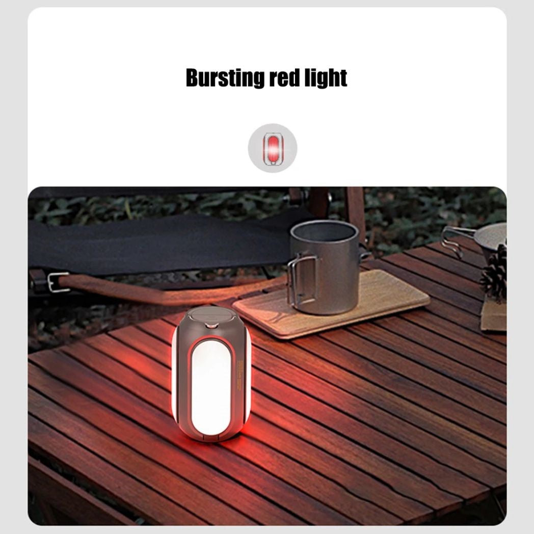 8000mAh Foldable LED Camping Lantern Power Bank 6 Mode Hanging – Image 6