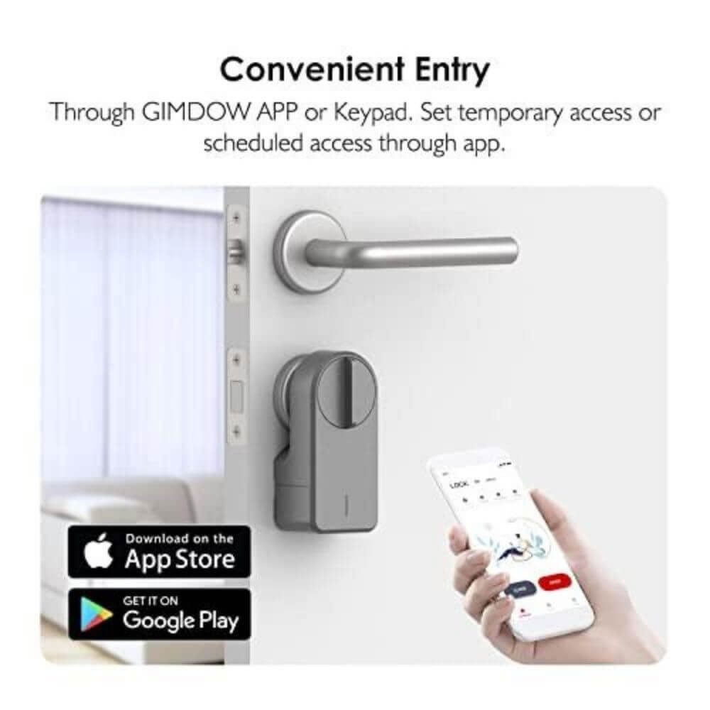 GIMDOW Smart Lock – Hassle-Free Keyless Security Solution with AES Encryption – Image 4