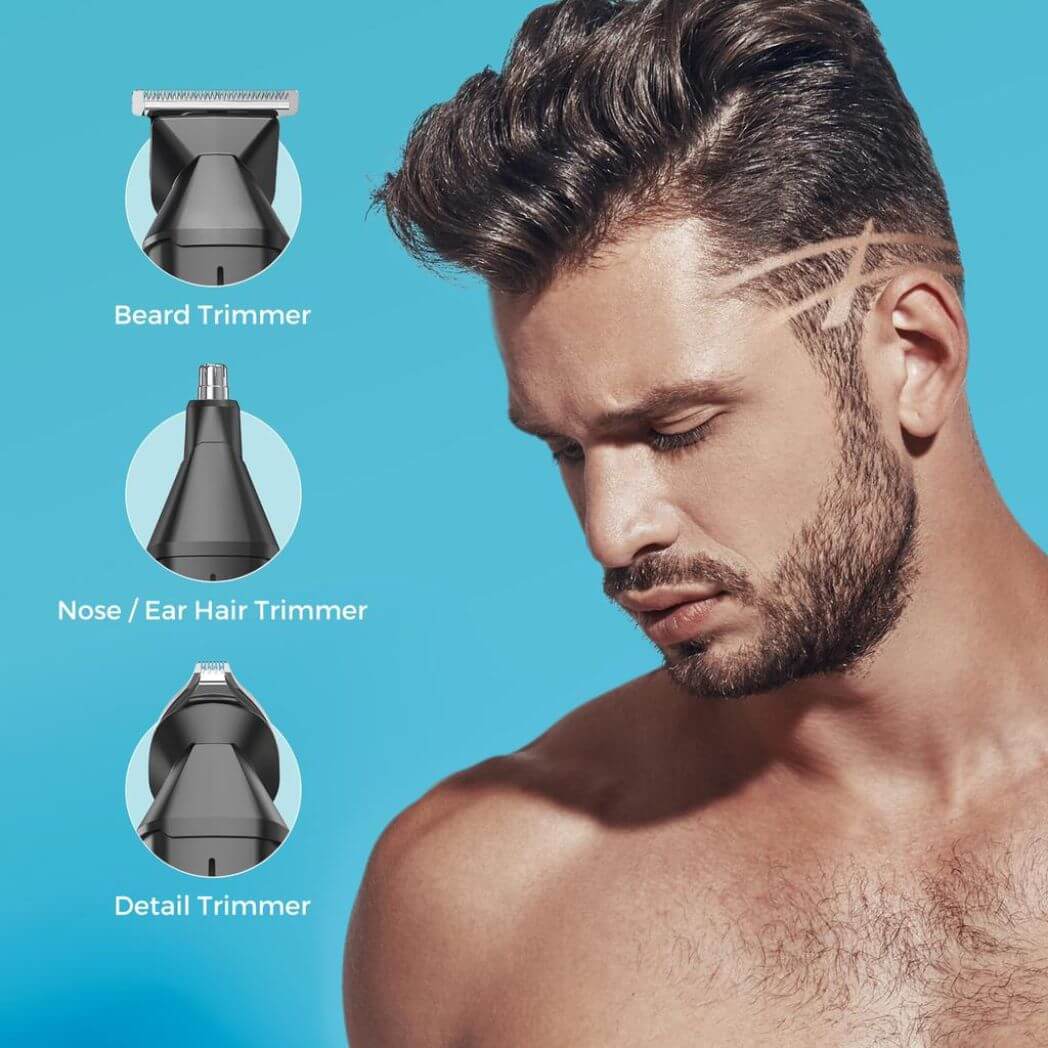 GLAKER 6-in-1 Complete Grooming Trimmer Kit CC5136 – Image 2