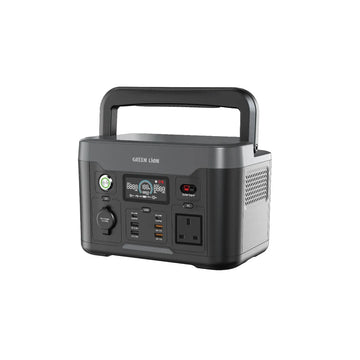 Green Lion PGX600 Power Station – 307.2Wh 96000mAh 600W (LiFePO4)-Black