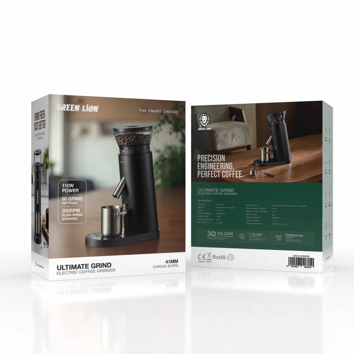 Green Lion Ultimate Grind Electric Coffee Grinder – Image 5
