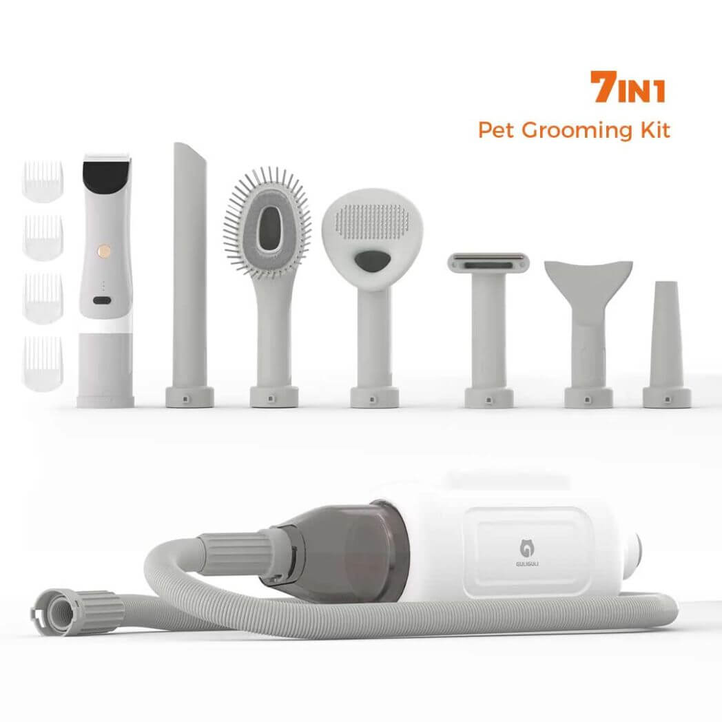 GULIGULI Shark 7-in-1 Pet Grooming Kit & Vacuum & Dryer – Image 2