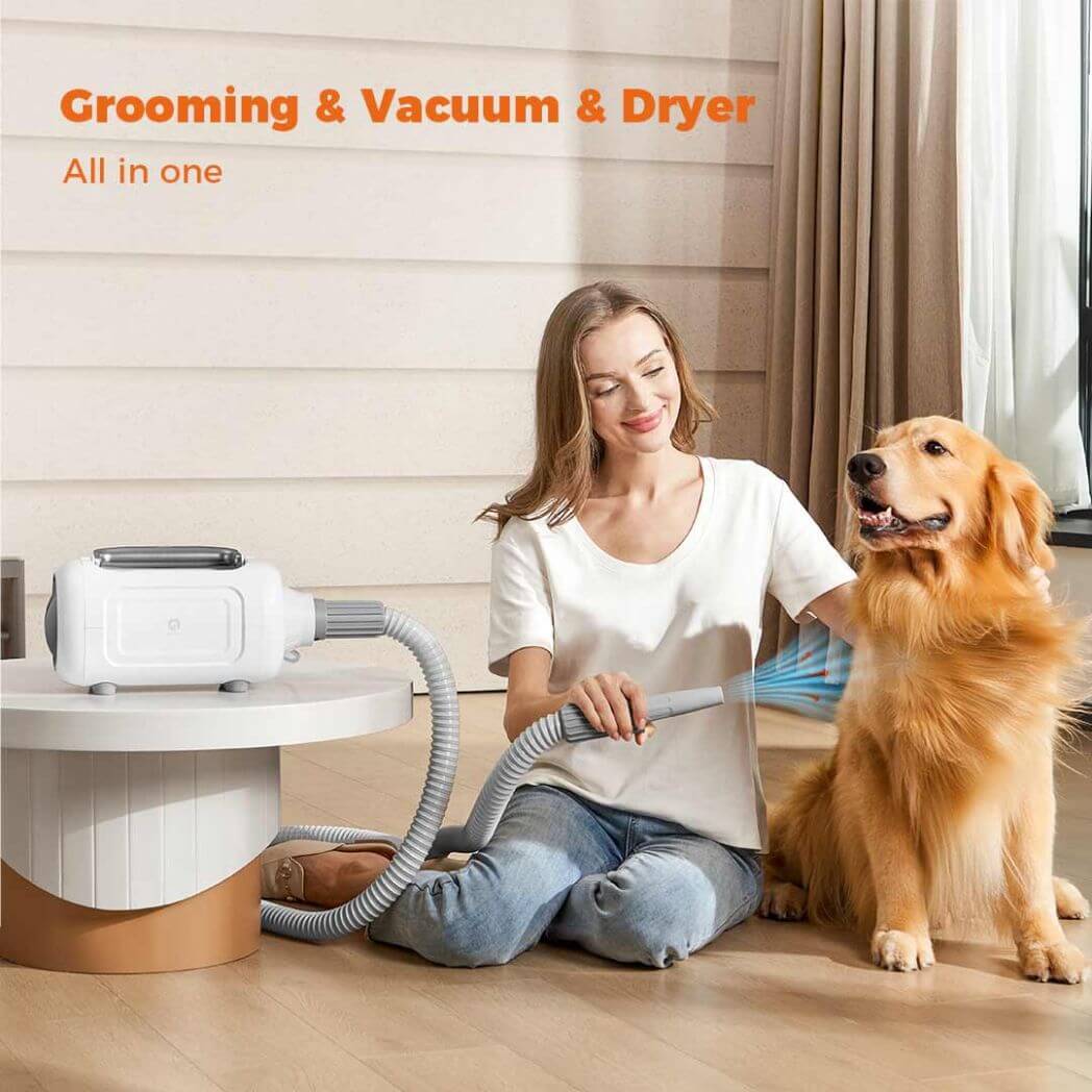 GULIGULI Shark 7-in-1 Pet Grooming Kit & Vacuum & Dryer – Image 3
