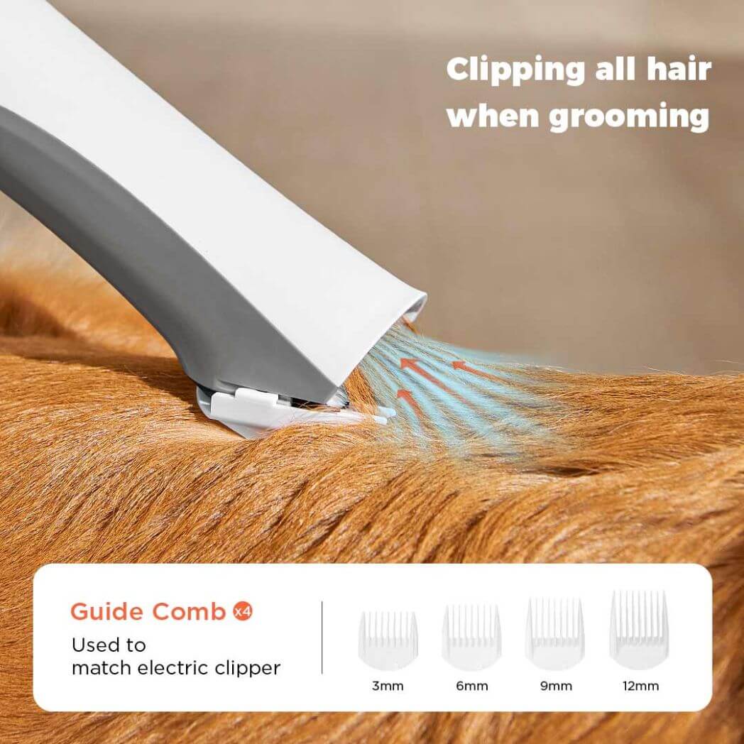 GULIGULI Shark 7-in-1 Pet Grooming Kit & Vacuum & Dryer – Image 4