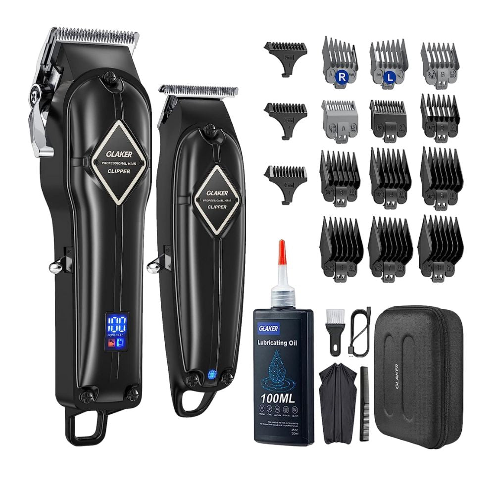 Glaker 2-in-1 Hair Clippers K11S + I3F High Performance Pro Clippers Kit