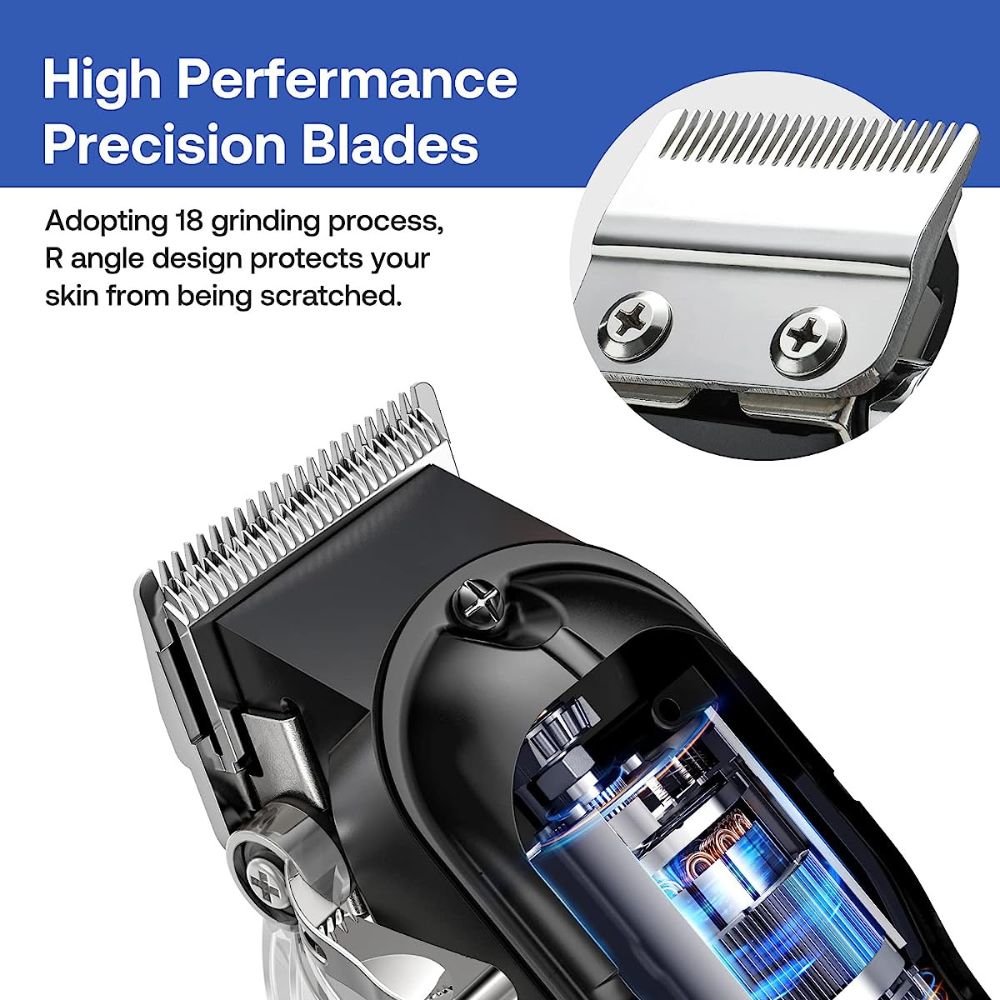 Glaker 2-in-1 Hair Clippers K11S + I3F High Performance Pro Clippers Kit – Image 4