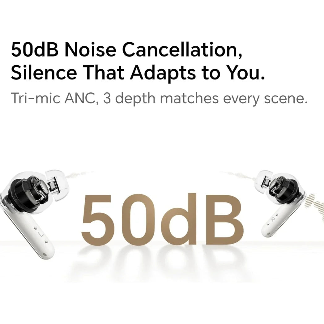 HONOR Earbuds 4 Wireless Earbuds – 50dB Adaptive ANC AI Translation 46H Battery – Image 3