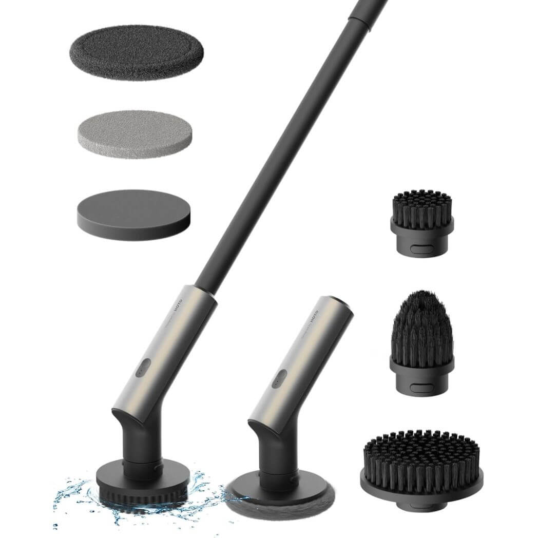 HOTO Electric Spin Scrubber with 7 Brush Heads