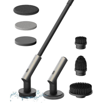 HOTO Electric Spin Scrubber with 7 Brush Heads