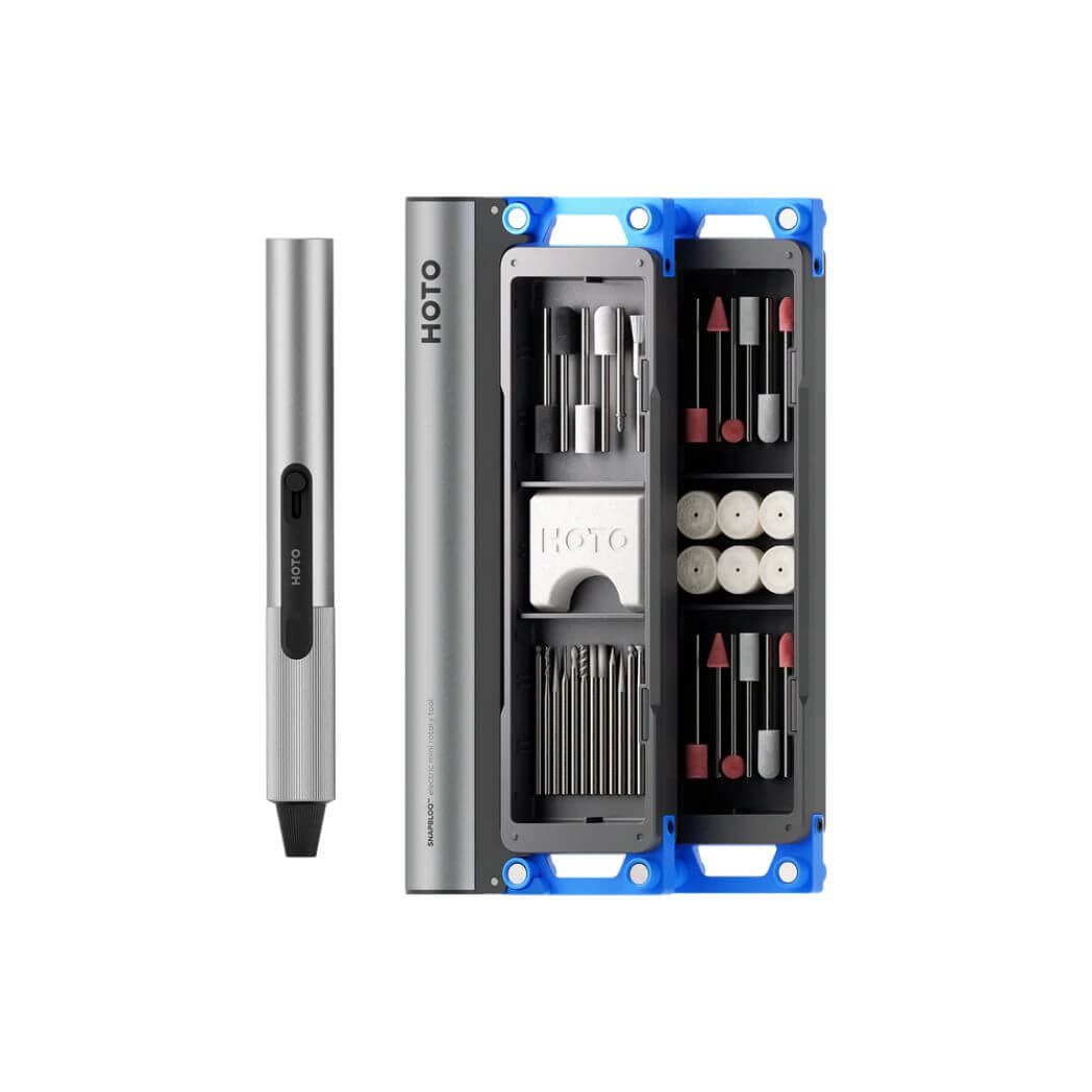 HOTO SNAPBLOQ R-A04 Electric Mini Rotary Tool Kit – 38-Piece Accessory Set
