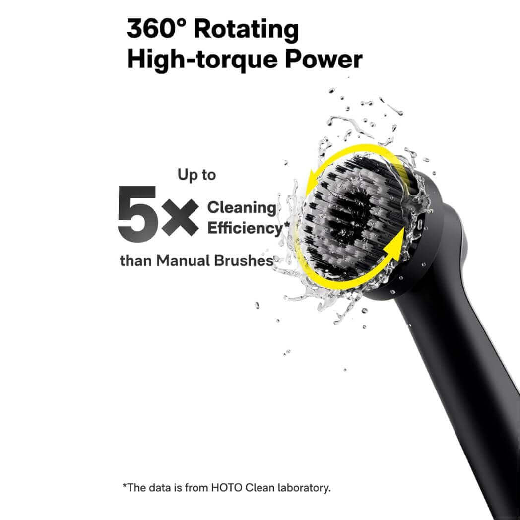 HOTO Wand – Cordless Spin Scrubber – 12 Piece Ultimate Kit – Image 4