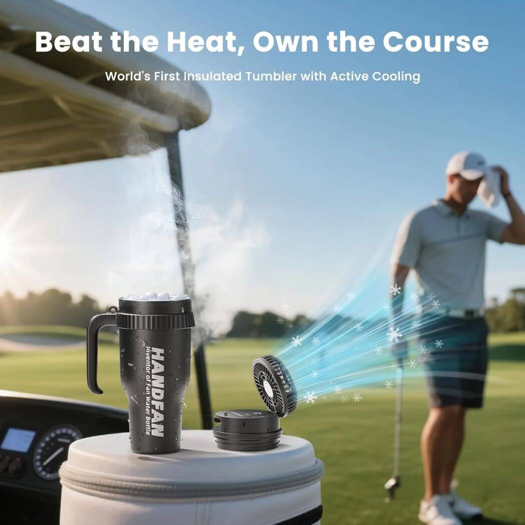 HandFan M440 Portable Water Smart Bottle with Fan – Image 5