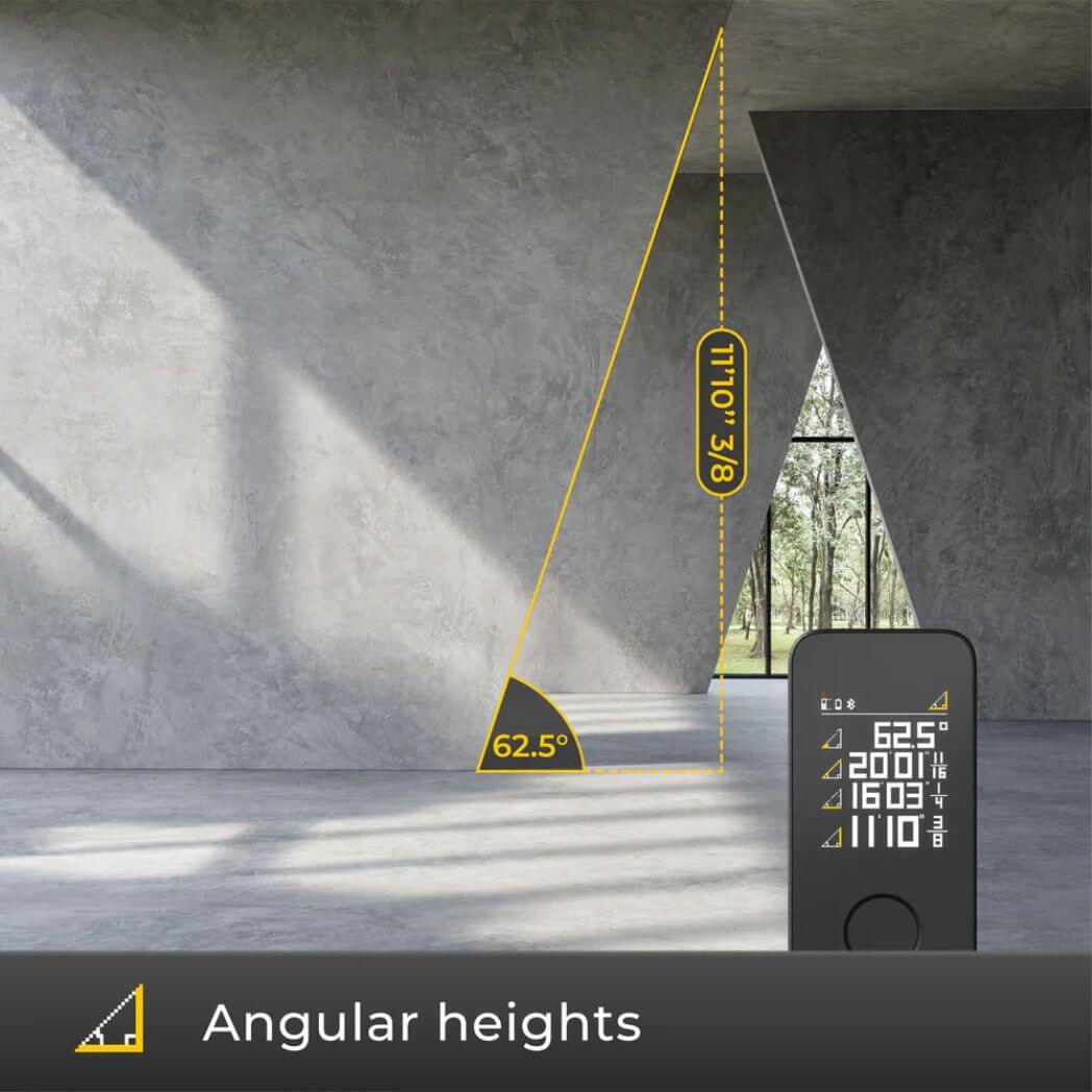 Hoto Smart Laser Measure Pro – 50m – App Connectivity – Image 5