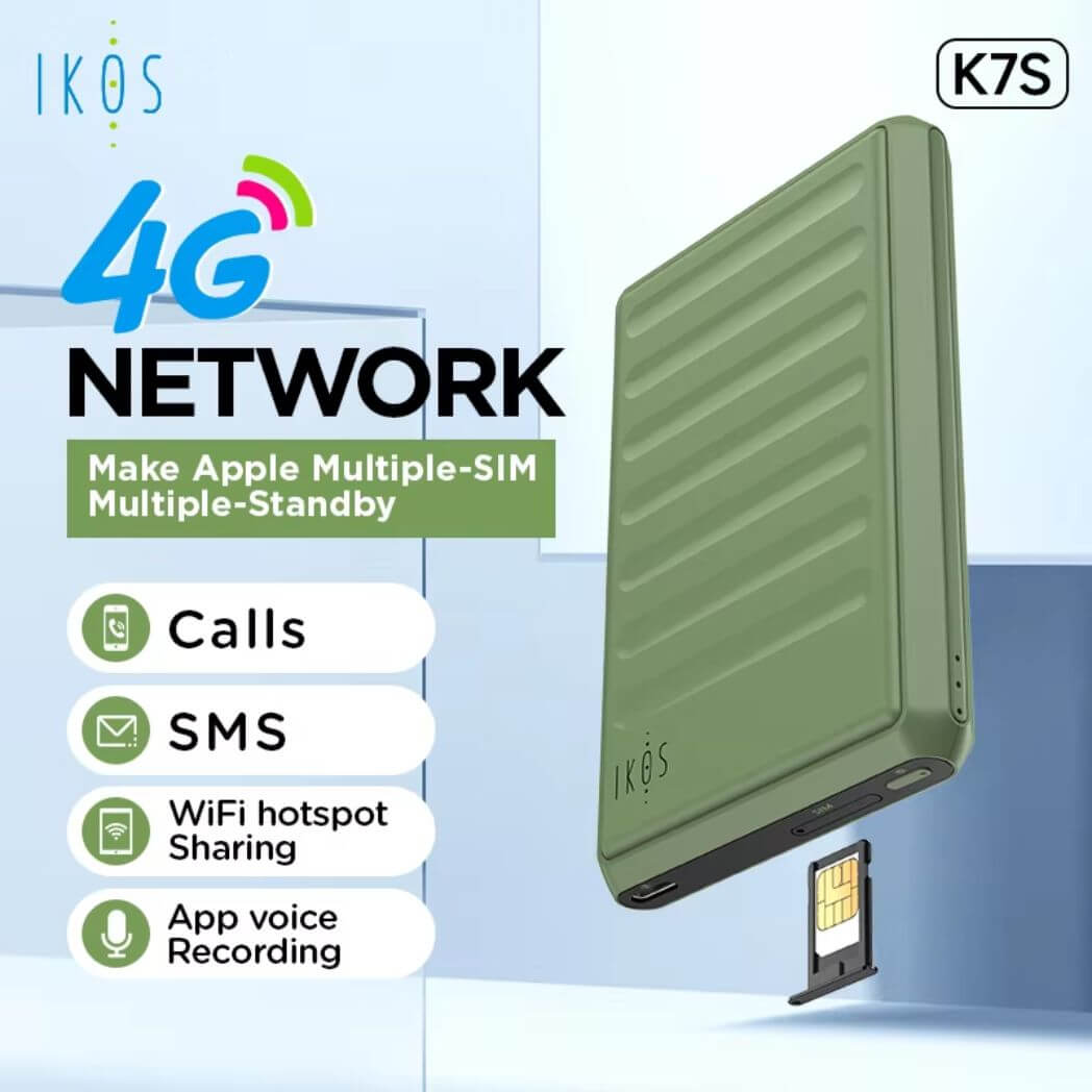 IKOS K7S 4G SIM Adapter For iPhone – Single Sim – Image 2