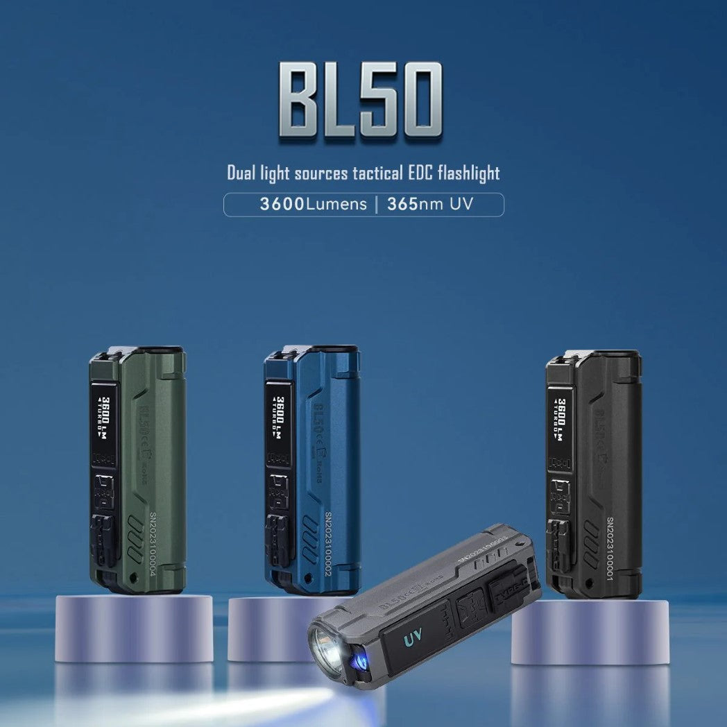 IMALENT BL50 Dual Light 3600 Lumens Sources EDC Flashlight – Image 11