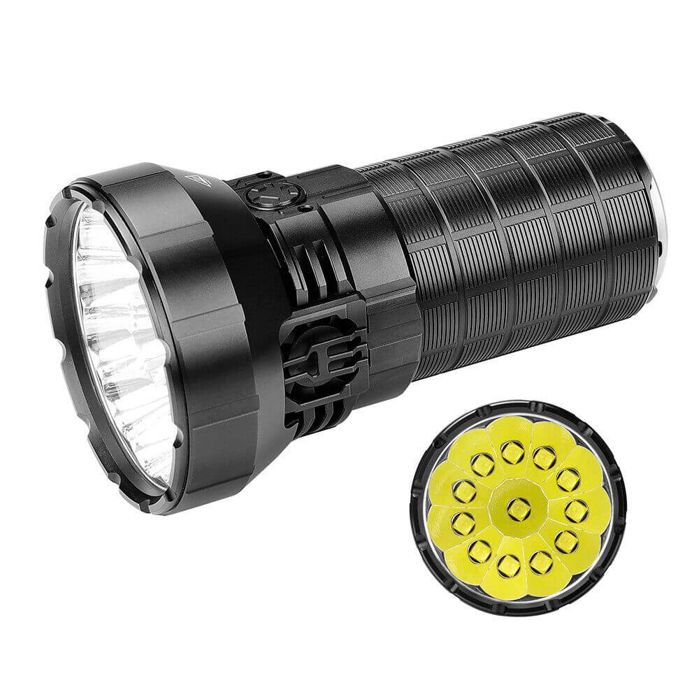 Imalent MS12 Mini Flashlight 65000 Lumens – 12 CREE XHP 70.2 LEDs – 1036M Range – Image 6