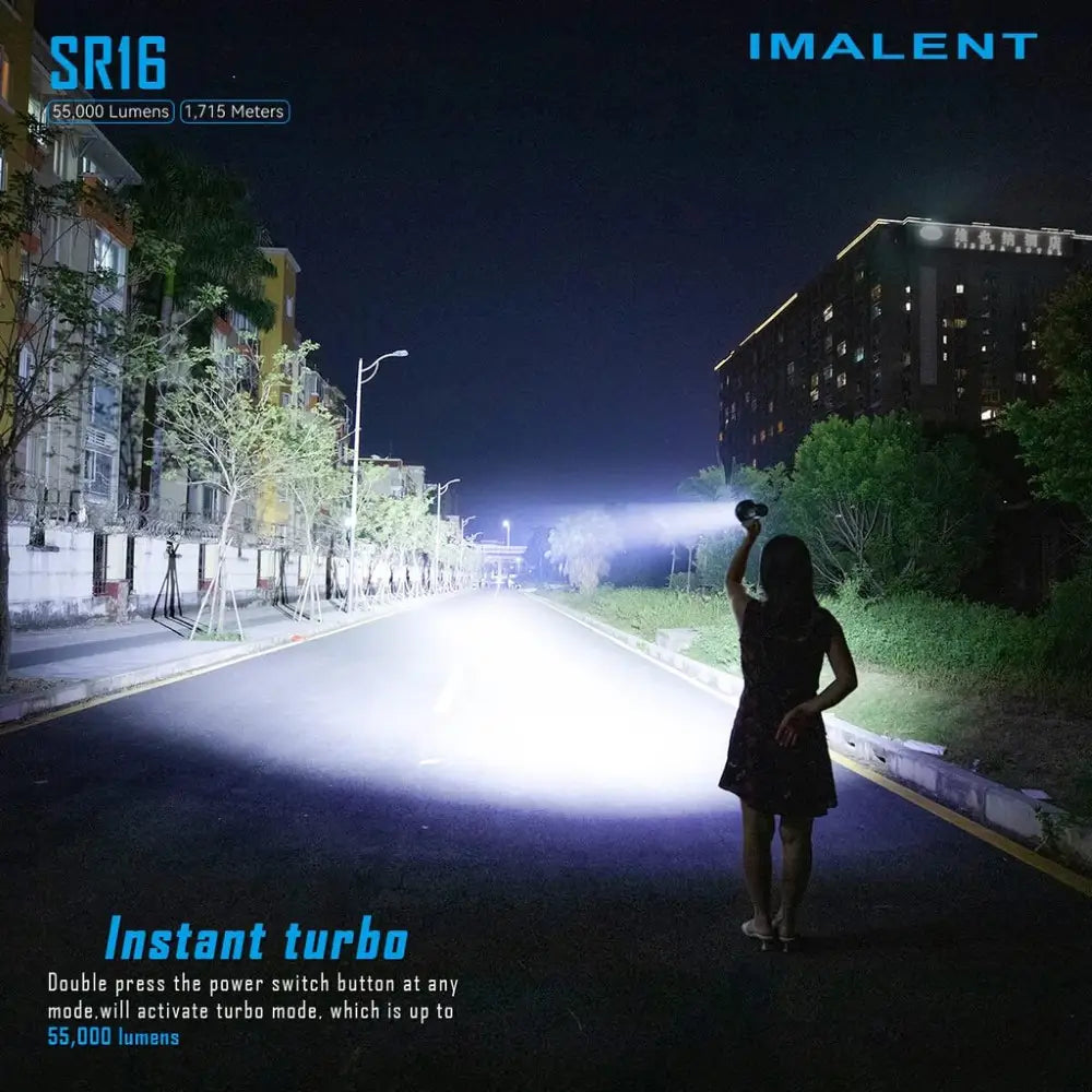 IMALENT SR16 Rechargeable Flashlight – 55, 000 Lumens Super Bright LED Flashlight – Image 8