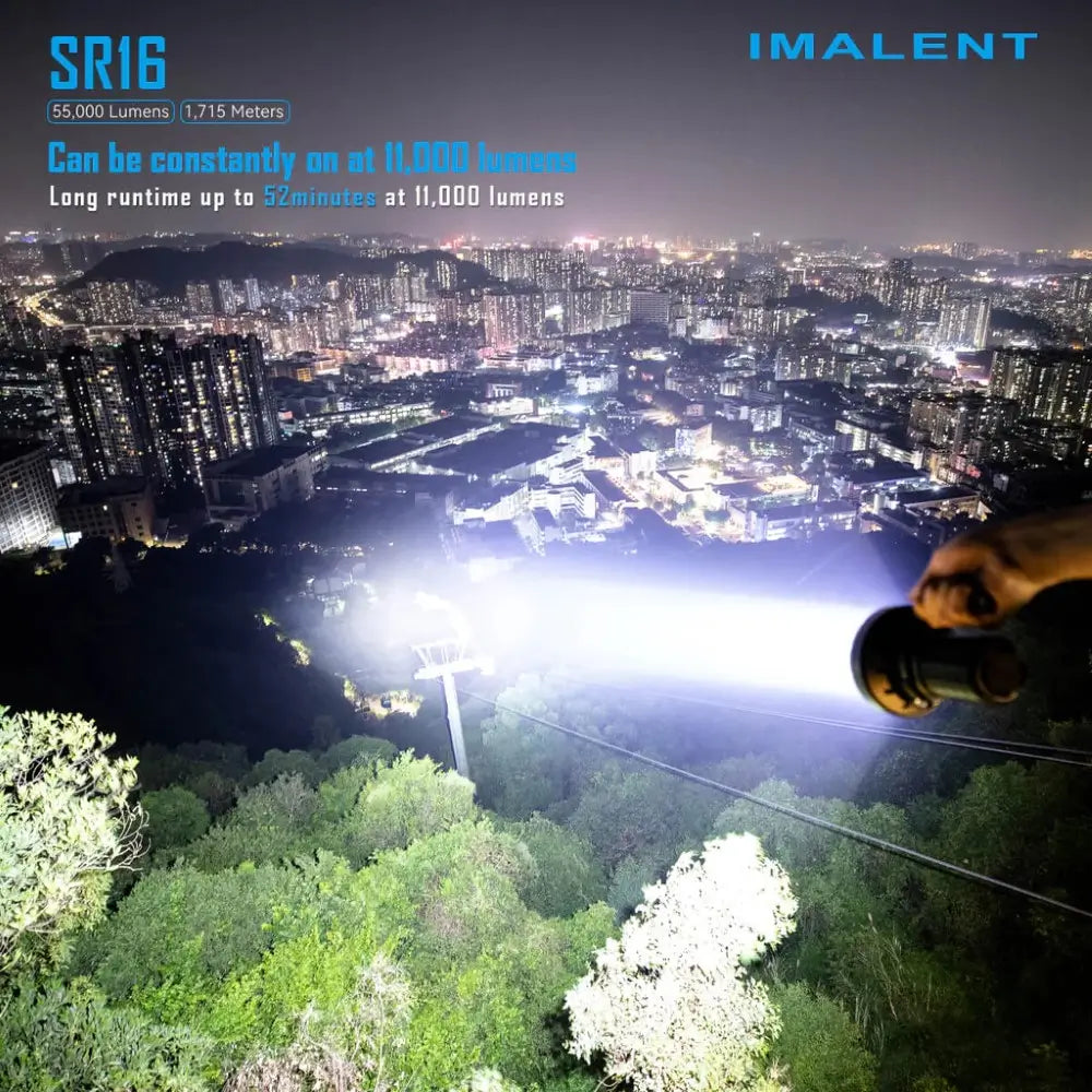 IMALENT SR16 Rechargeable Flashlight – 55, 000 Lumens Super Bright LED Flashlight – Image 4