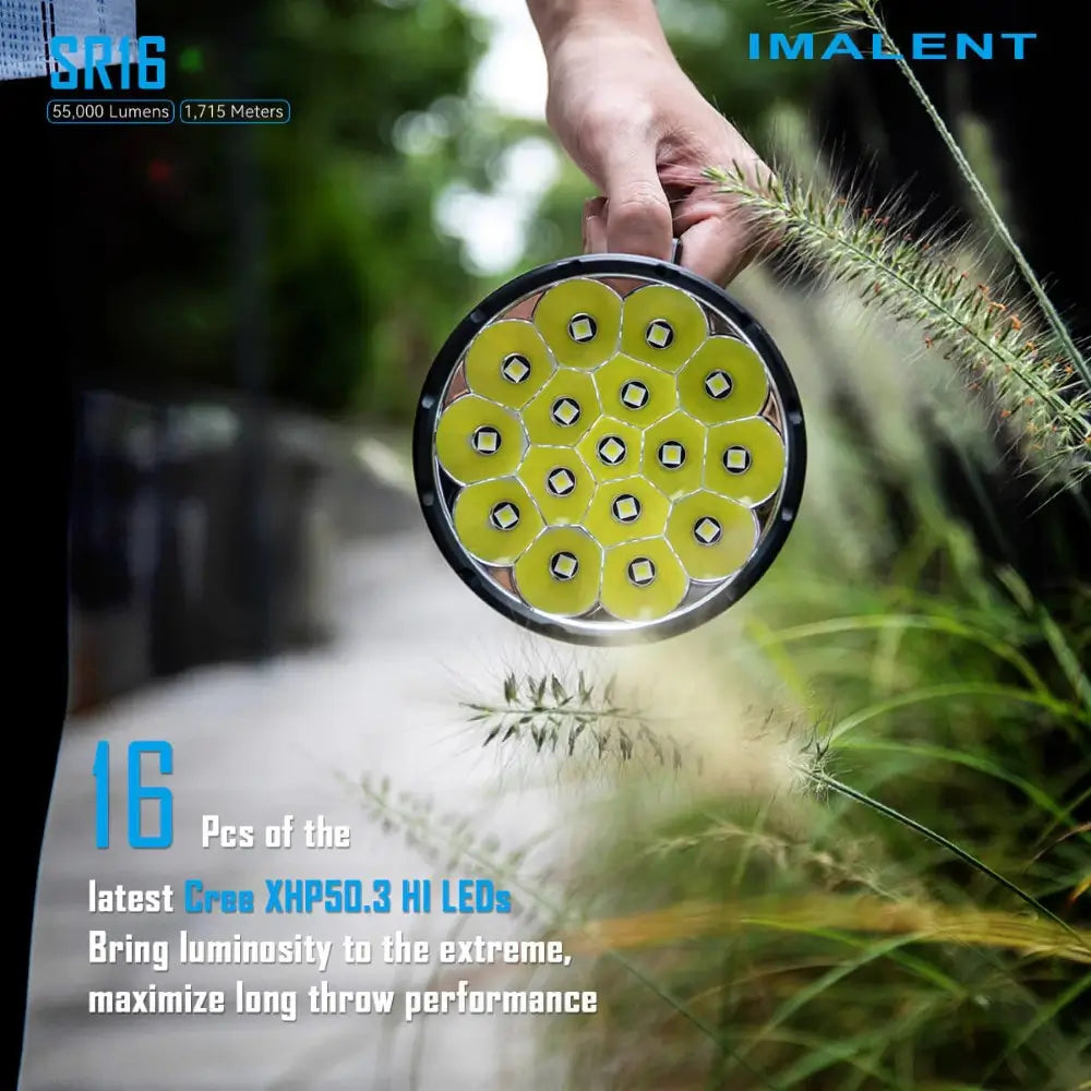 IMALENT SR16 Rechargeable Flashlight – 55, 000 Lumens Super Bright LED Flashlight – Image 12