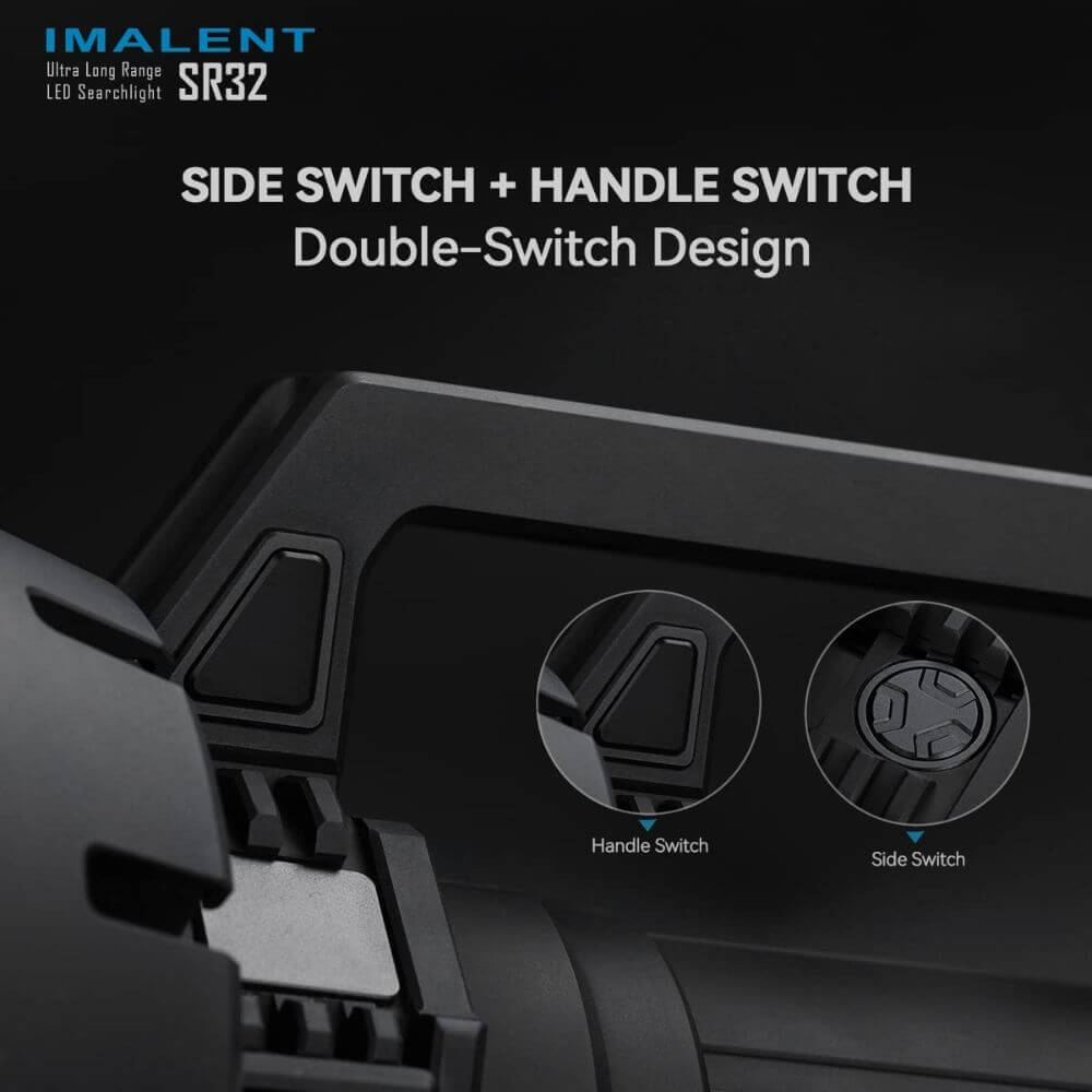 IMALENT SR32 Brightest Flashlight 120, 000 Lumens 2080M Cree XHP 50.3 HI LEDs – Image 4