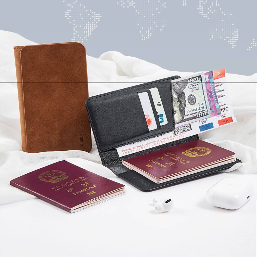 Idmix Air Passport (Air 02) – Smart Location Passport & Card Bag – Image 2