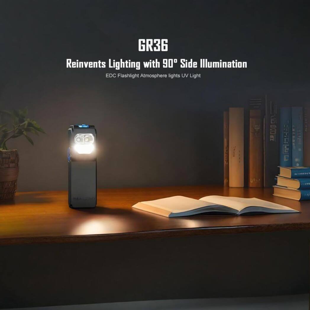 Imalent GR36 2800 Lumen Flishlight 3-in-1 – Cool White, Warm Light & UV – Image 5