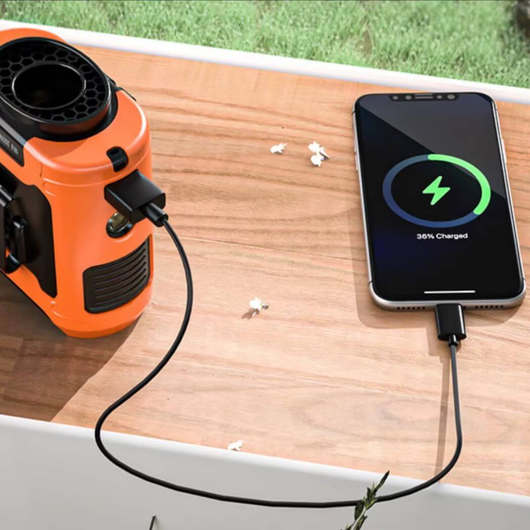 K50 Portable Waist Fan with Flashlight & 10000mAh Power Bank – Image 5