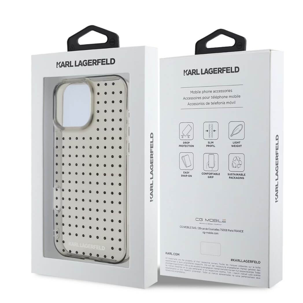 Karl Lagerfeld IML Allover Dots Hard Case – Image 3