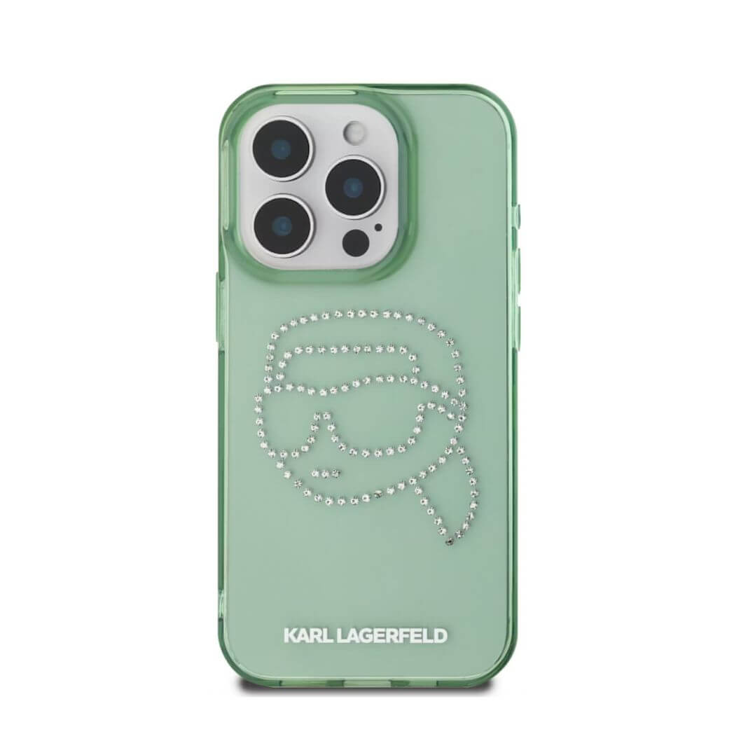 Karl Lagerfeld IML Rhinestones Karl Head Hard Case – Image 2