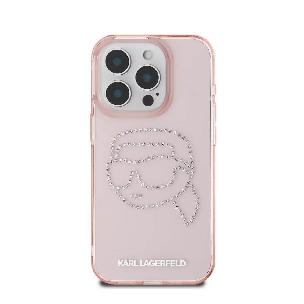 Karl Lagerfeld IML Rhinestones Karl Head Hard Case – Image 3