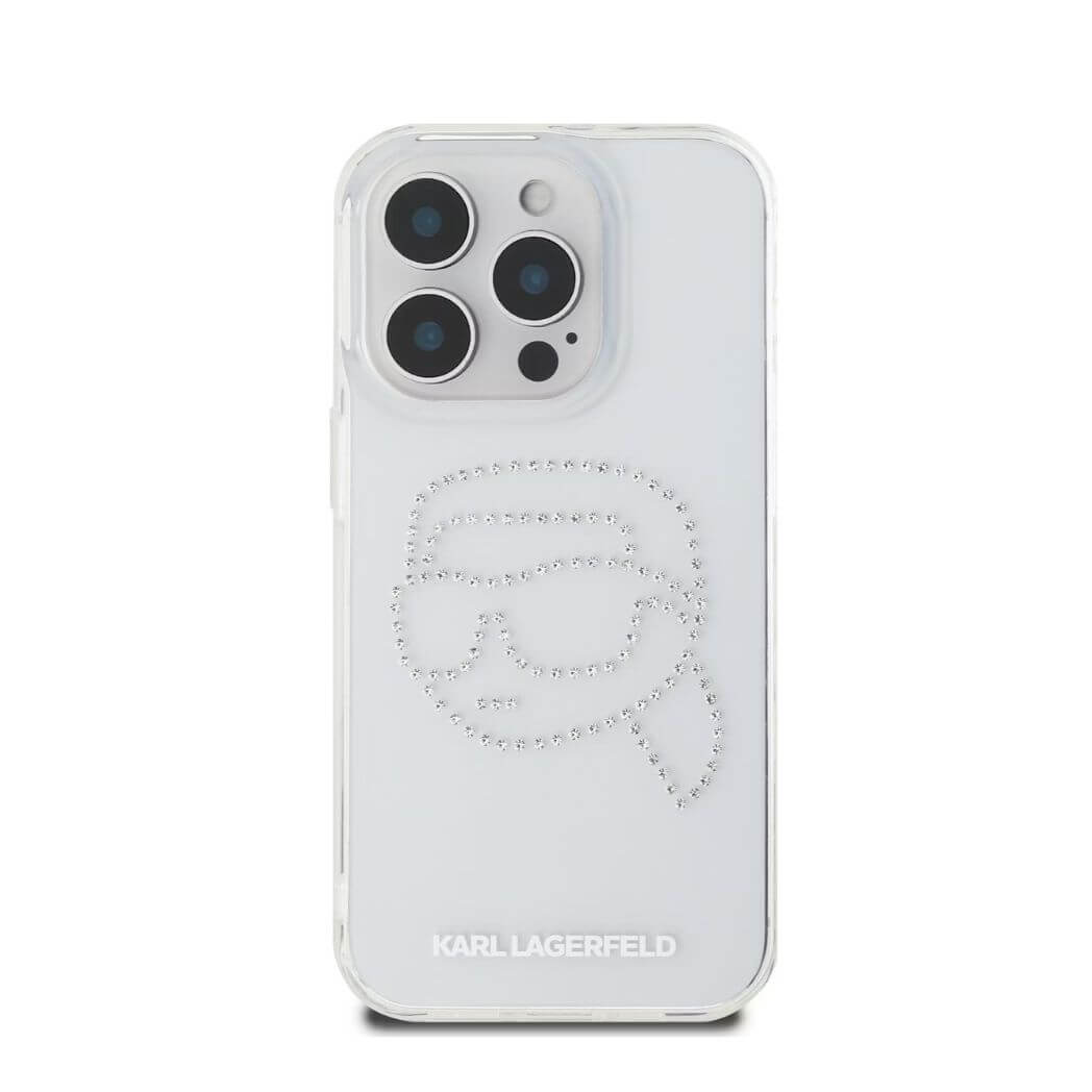 Karl Lagerfeld IML Rhinestones Karl Head Hard Case – Image 4