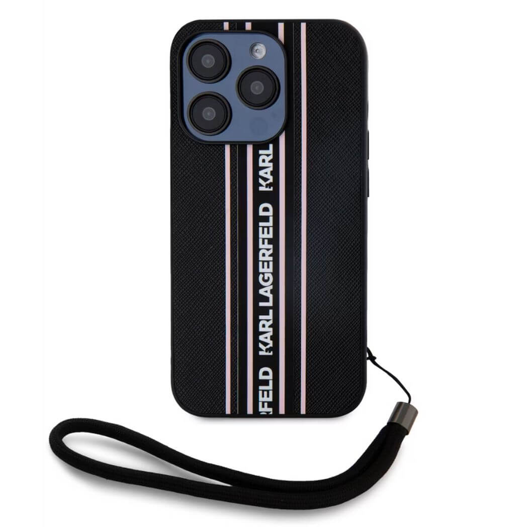 Karl Lagerfeld PU Athleisure Stripes Hard Case – Image 2