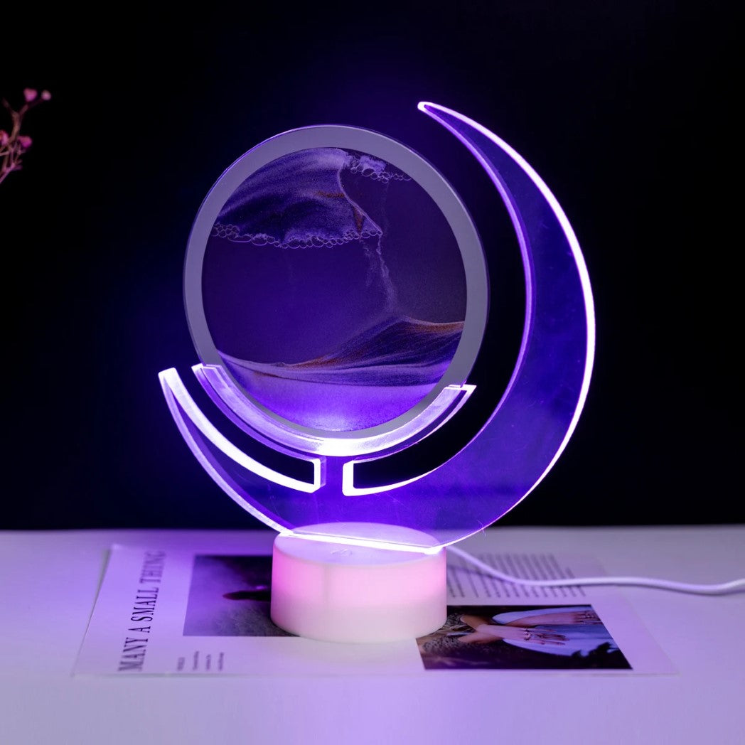 LED Quicksand Night Light with 7 Colors – Image 5