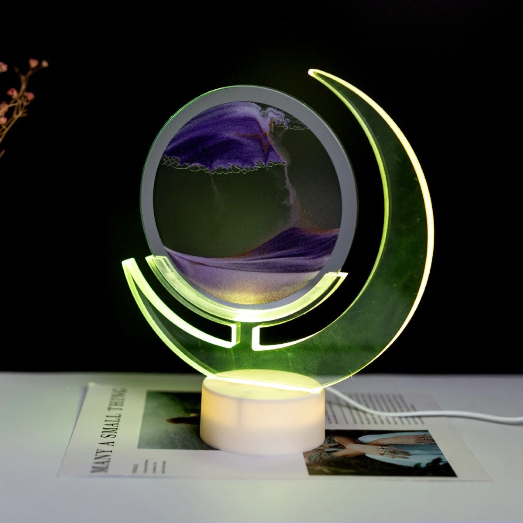 LED Quicksand Night Light with 7 Colors – Image 7
