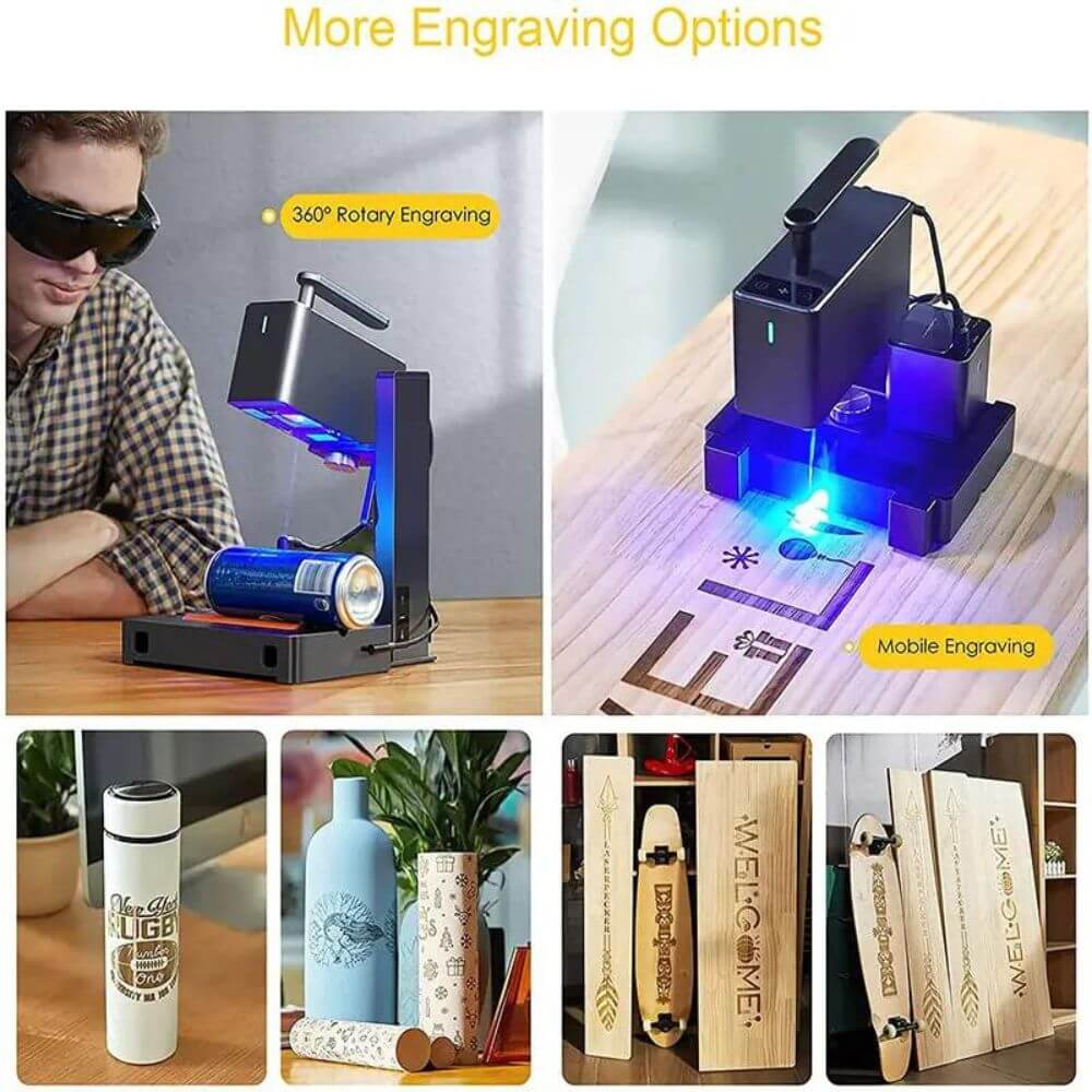 LaserPecker 2 Suit Superfast Handheld Laser Engraver & Laser Cutter – Image 6