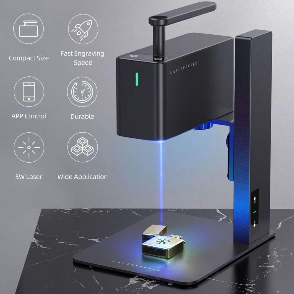 LaserPecker 2 Suit Superfast Handheld Laser Engraver & Laser Cutter – Image 3