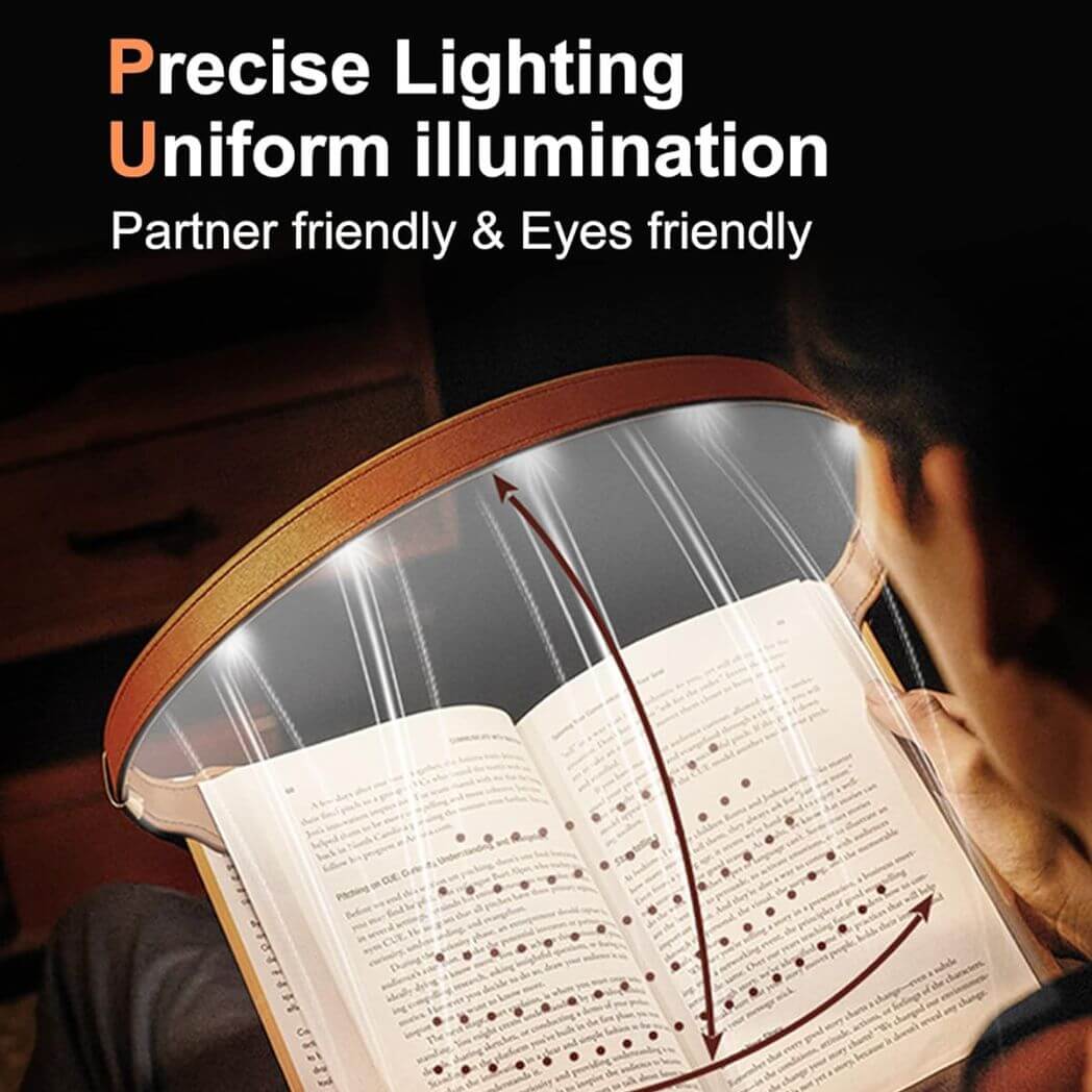 Leuksolum Leather Book Light Rechargeable 3 Colors – Image 2
