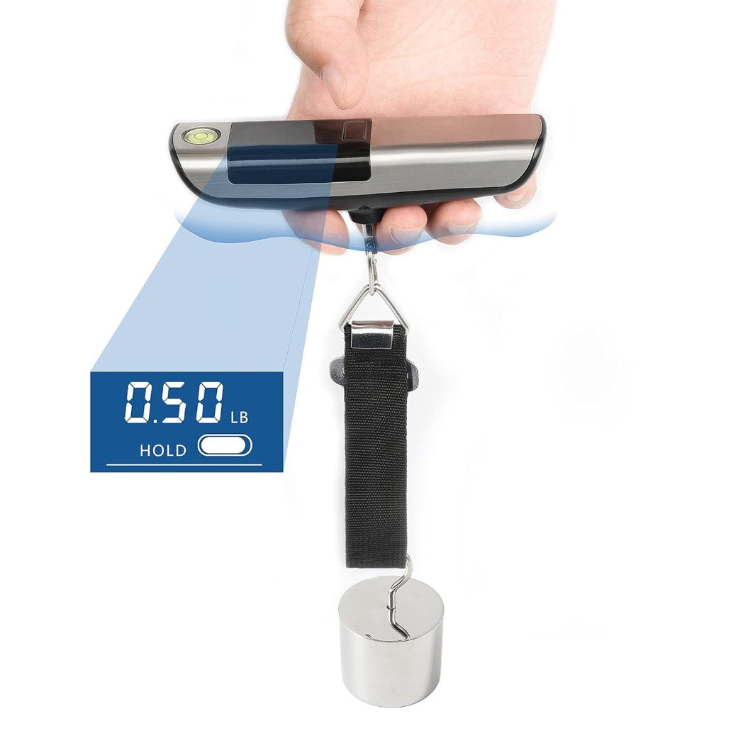 50KG Digital Luggage Scale with Built-in 1M Measure Tape – Image 2